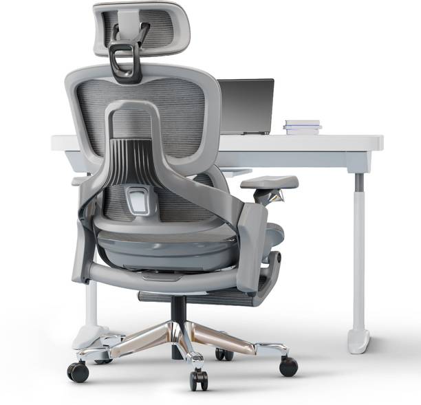 Drogo Ergonomic Office Chair 4D Armrest with Wired Cable Mechanism,3D Headrest Mesh Office Executive Chair