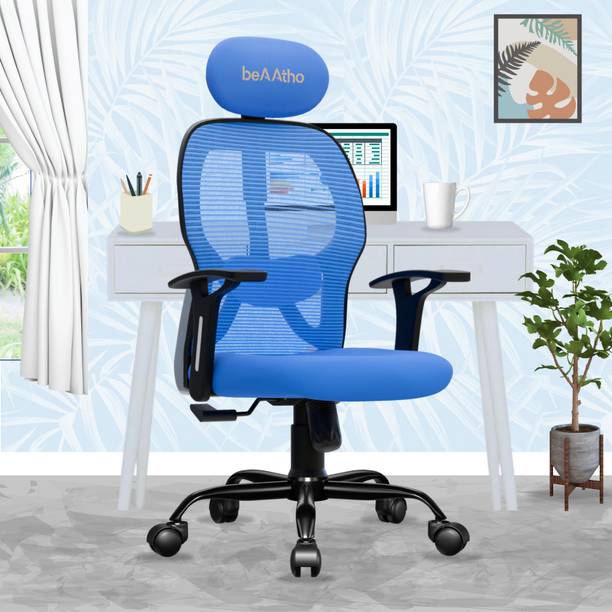 beaatho Leo With 3 Years Warranty High Back Ergonomic Revolving Nylon Office Executive Chair