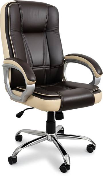 ACTIVA Venture Ergonomic Office Chair| Swivel Chair with Adjustable Height Leatherette Office Adjustable Arm Chair