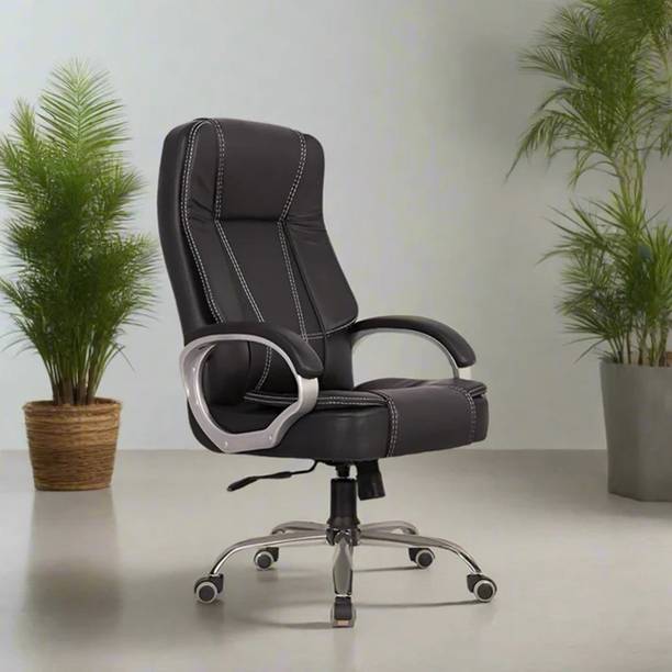Palarial VIENNA High-Back Executive Leather Office Chair with Adjustable Height Leatherette Office Executive Chair