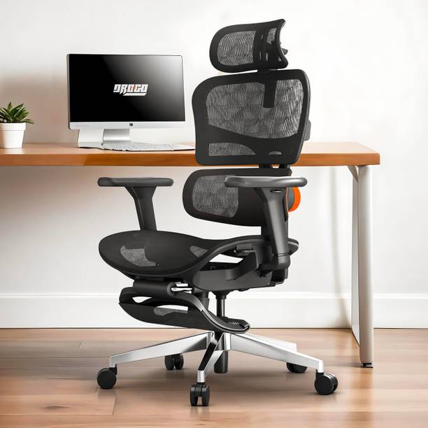 Drogo Ergonomic Office Chair for Work from Home Computer Gaming Chair with 5D Headrest Mesh Office Executive Chair