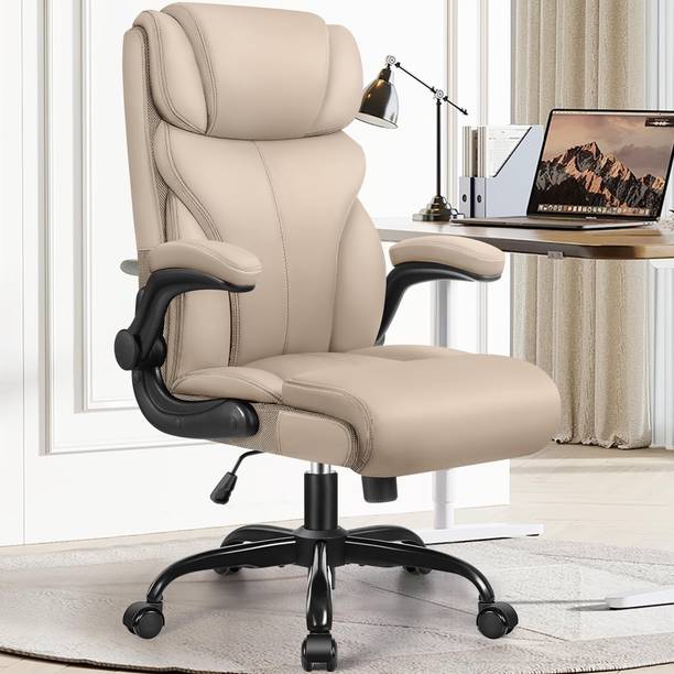 sunview High Back Executive Ergonomic Computer Desk Chair with Rocking Function Leatherette Office Adjustable Arm Chair