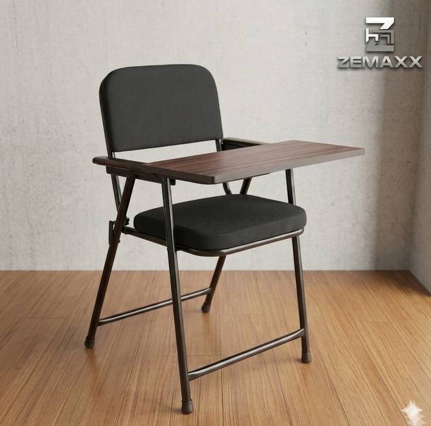 ZEMAXX Folding study chair | chair with pad black Fabric Study Folding Chair