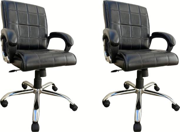UROBIN Special Director Principal Manager Office Visitor Study Chair with Arm Rest Leatherette Office Arm Chair