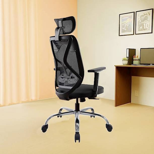 MAESTRO High Back Ergonomic Office Chair with Height Adjustable Armrest & Seat Fabric Office Executive Chair