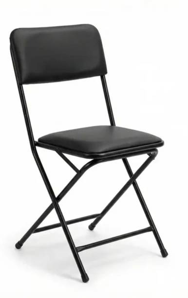 DPI Folding Stool Chair with Foot Rest for Home and kitchen Cotton Study Folding Chair