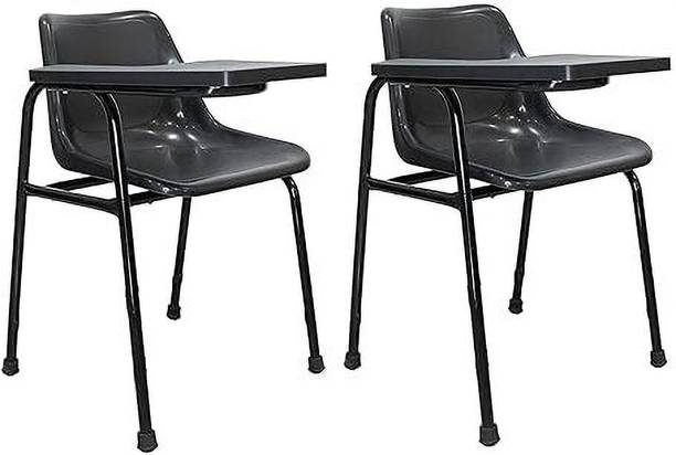Deal Dhamaal Student Chair with Glossy Seat & Writing Pad, Heavy 1" Inch Pipe NA Study Arm Chair