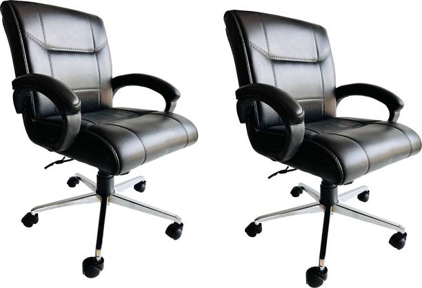 TARUN GRAMUDYOG Ultimate Comfort chair Perfect for Any Room for Home office Leatherette Office Arm Chair