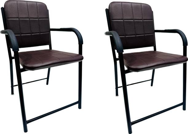 NEW GOYAL FURNITURE made in black iron chair from home cafe chair study chair with arm rest Metal Dining Chair