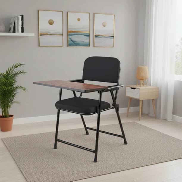 FURNIMAX Folding study chair | chair with pad black Fabric Study Folding Chair