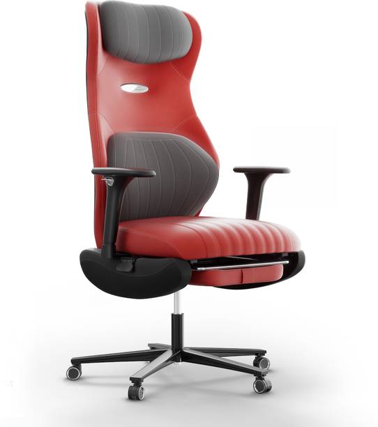 Frido Premium ErgoLuxe Executive Office Chair | Lumbar Support | 3D Adjustable Armrest Leather Office Executive Chair