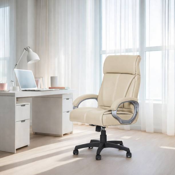 Seventh Heaven Elite High Back Chair with Armrest Leatherette Office Arm Chair
