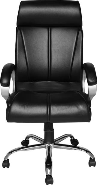 NP NATIONAL Since 1952 Brigadiar Leather Ergonomic Executive High-Back Chair Leatherette Office Adjustable Arm Chair