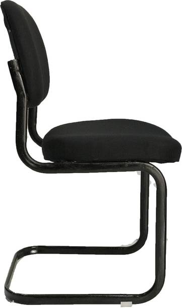 RW REST WELL S Model Metal Chair for Office|Study Area Chair With Padded Seat & Backrest| Fabric Study Stacking Chair