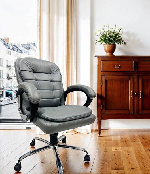 APPLE FURNITURE Ergonomic office conference home college reception desk study revolving chair Leatherette Office Executive Chair