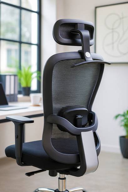 Oakcraft Butterfly High back Ergonomic,Home, Office,Lumbar Support Mesh Office Adjustable Arm Chair