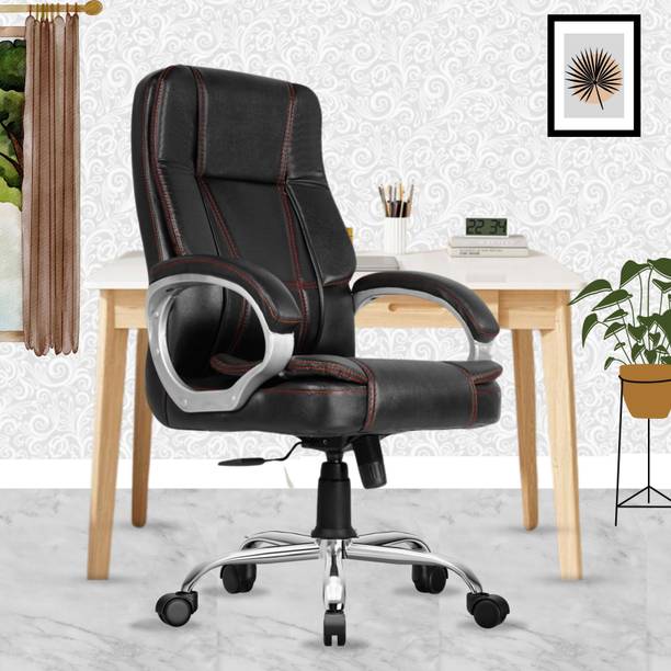 beaatho Vintage Mid Back Ergonomic Revolving Leatherette Office Executive Chair
