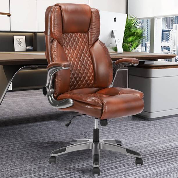 CHAIRTECH Leatherette Office Adjustable Arm Chair