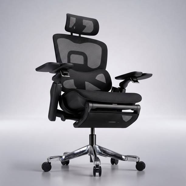 Drogo Ergoflow Premium Ergonomic Office Chair with Flow Technology & Magic Armrest Mesh Office Executive Chair