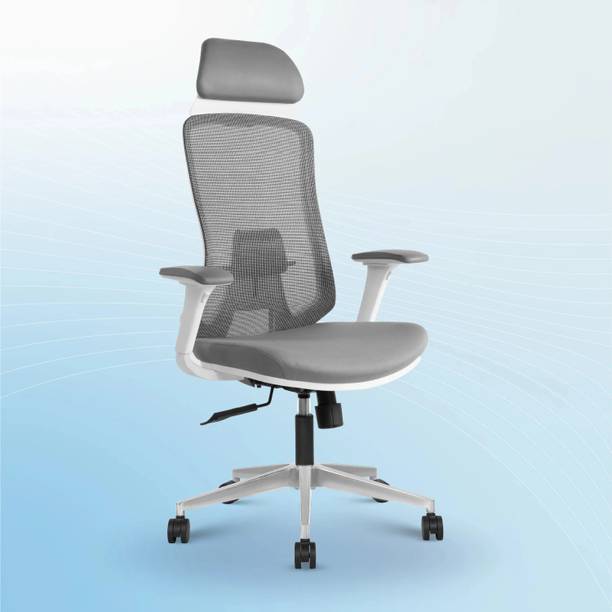 Vergo Icon Mesh Office Chair, Adjustable Armrest, Lumbar Support, Ergonomic Desk Chair Mesh, Fabric Office Executive Chair