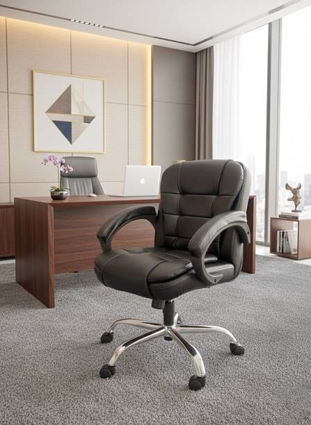 ErgoX Leatherette Office Arm Chair