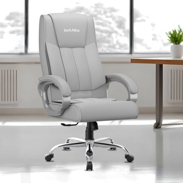 beaatho Berlin Orthopedic Boss Chair| Leatherette Office Executive Chair Fabric Office Executive Chair