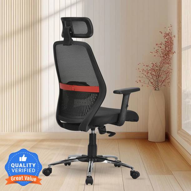 CRATVZ CZ777 Ergonomic Chair with 3 Years Warranty, Home Desk Office Chair, Mesh Office Executive Chair
