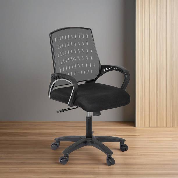 MAESTRO Home & Office Mesh Chair with Fixed Handles - Comfortable Desk Fabric Office Conference Chair