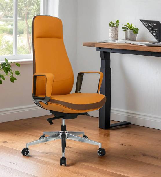 Casacraft From Pepperfry Dolores Leatherette Mid Back Executive Chair For Office Leatherette Office Executive Chair