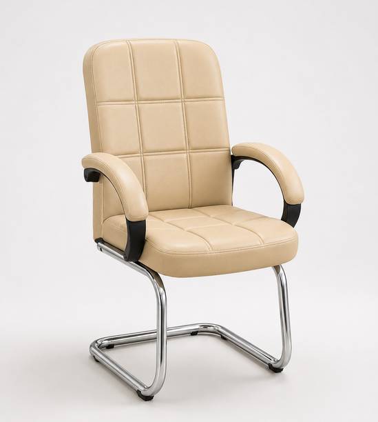 SitWood Steel Base Leatherette Office Visitor Chair