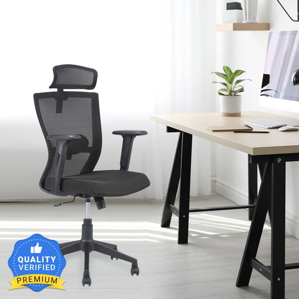 Nilkamal Fabric Office Arm Chair