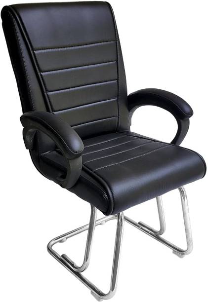 ACTIVA Regal Comfortable Arm Chair| Ergonomic Relax Chair for Home,study,Reception Leatherette Office Visitor Chair