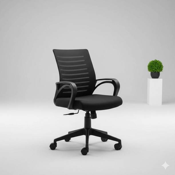 Vistro Ergonomic Mesh Mid-Back Office Chair Fabric Office Executive Chair