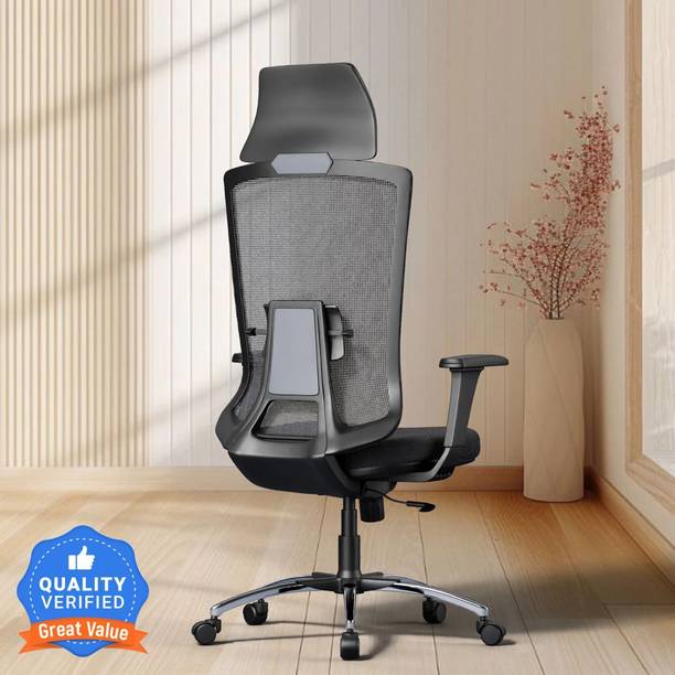 CRATVZ FEDO High Back Ergonomic Chair with 3 Years Warranty, Home Desk Office Chair, Mesh Office Executive Chair