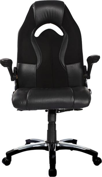 Adiko Adiko High Back Designer Gaming Chair in Black Leatherette Office Executive Chair