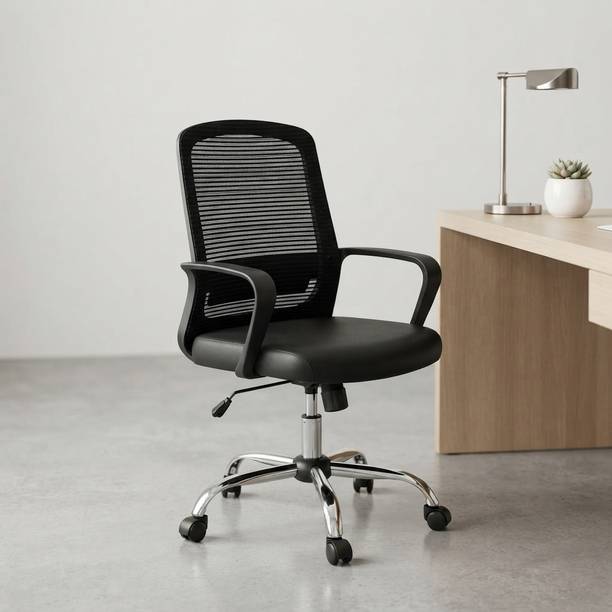 KHUSSH Synthetic Fiber Office Conference Chair
