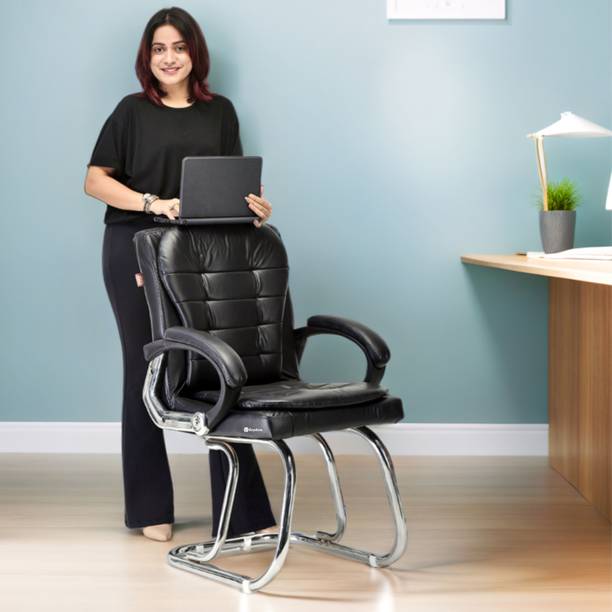 GOYALSON Ergonomic Home & Office Study Home Reception DIRECTOR PRINCIPAL Leatherette Office Visitor Chair