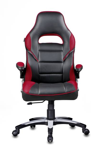 Adiko Stylish Gaming chair in Red / Black Leatherette Office Executive Chair