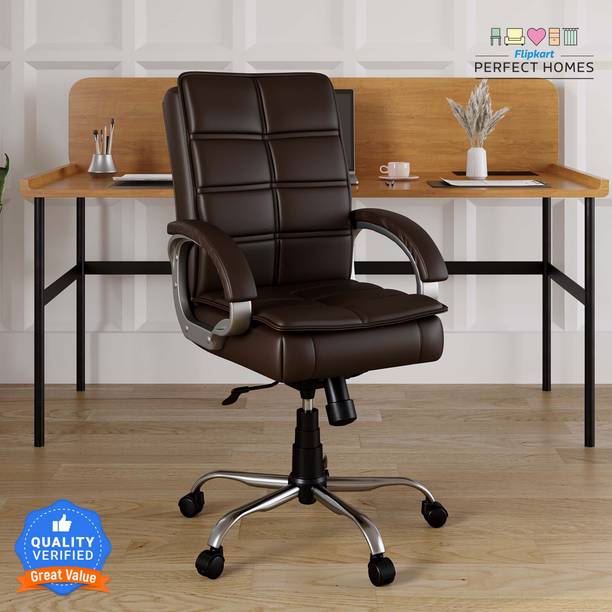 Flipkart Perfect Homes LEO Leatherette Office Executive Chair