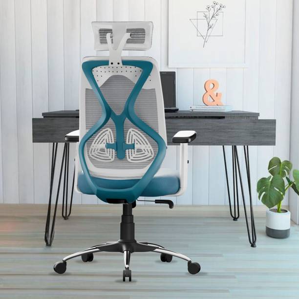 beaatho Dusk High Back Ergonomic Revolving Nylon Office Adjustable Arm Chair