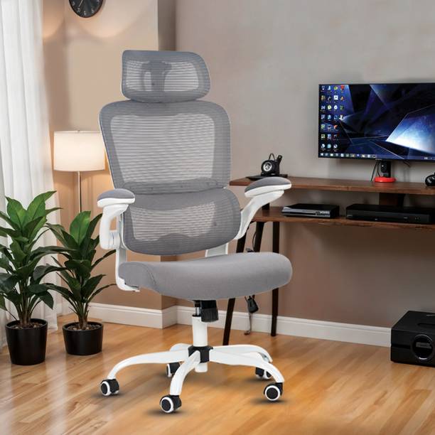 Drogo Ergonomic Office Chair for Work from Home Computer Chair with Lumbar Support Mesh Office Adjustable Arm Chair