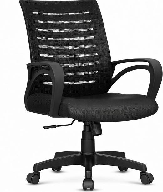 MAESTRO Office Chair for Work from Home/Study Chair Height Adjustable Revolving Fabric Office Arm Chair