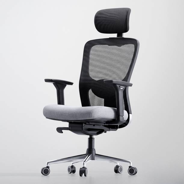 Make My Chairs Jazen Peak Ergonomic Mesh Office Chair for Work|5 Year Warranty | SCM Mechanism Mesh Office Executive Chair
