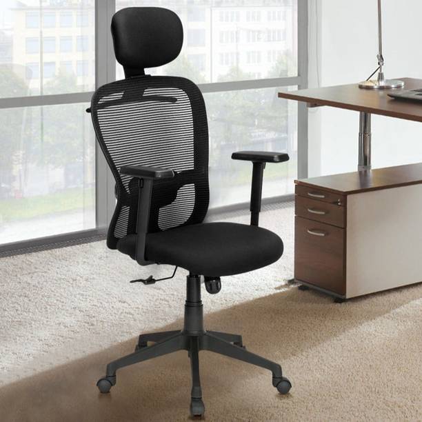 Nilkamal Alba Fabric Office Arm Chair