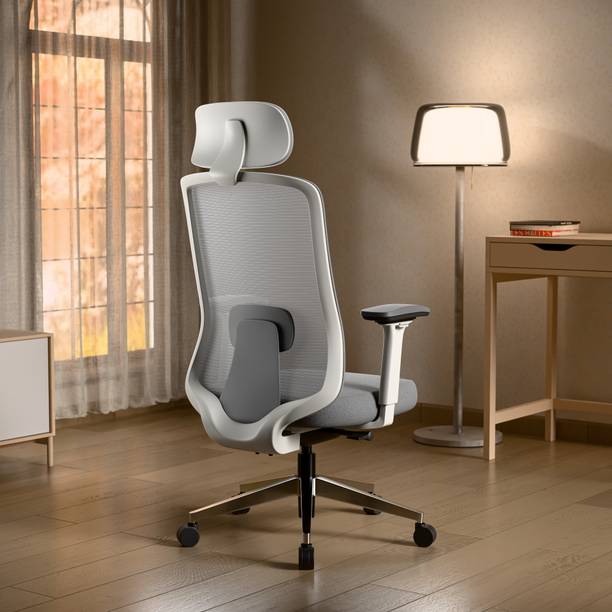 GREEN SOUL Cosmos Pro Minimal Design Ergonomic Office Chair | Intelli-Adapt | 4D armrest Mesh Office Adjustable Arm Chair
