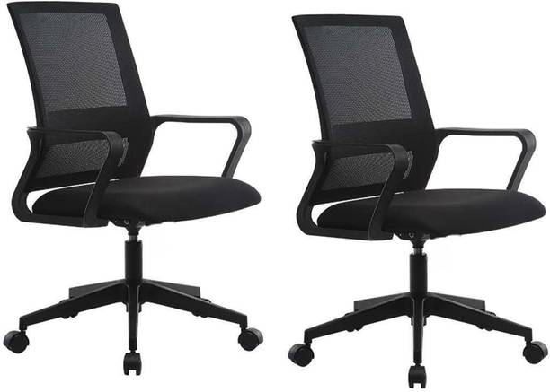 SOFTSEAT New Boom Back 2 Year of Warranty|Mid Back | Mesh | Ergonomic | Home&office Mesh Office Adjustable Arm Chair