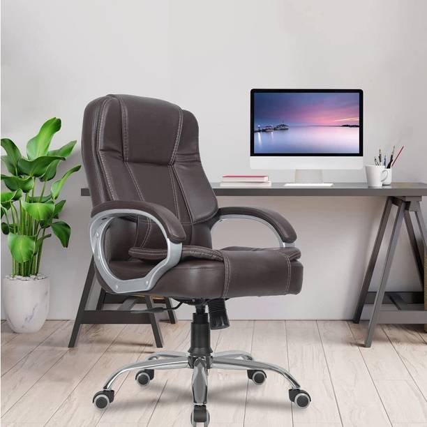 GREEN SOUL Vienna Mid Back Ergonomic Chair|Home & Office use|Premium Finish|Ultra Comfort Leatherette Office Executive Chair