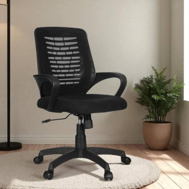 MAESTRO The Rolling Ergonomic Comfort Chairs for Office Use: The Medium Back Fabric Office Conference Chair