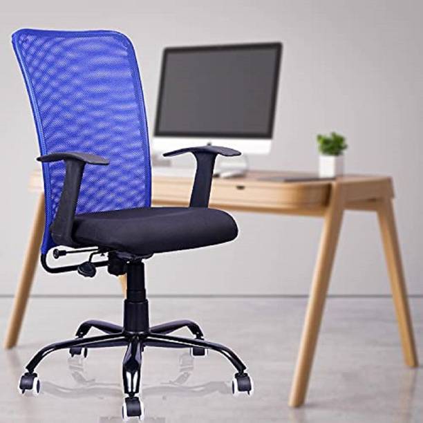 beaatho Florence Metal Base Mid Back Revolving Office Mesh Office Executive Chair