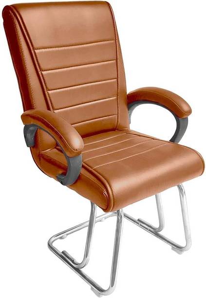 RW REST WELL Regal Comfortable Arm Chair| Ergonomic Relax Chair for Home,study,Reception Leatherette Office Visitor Chair